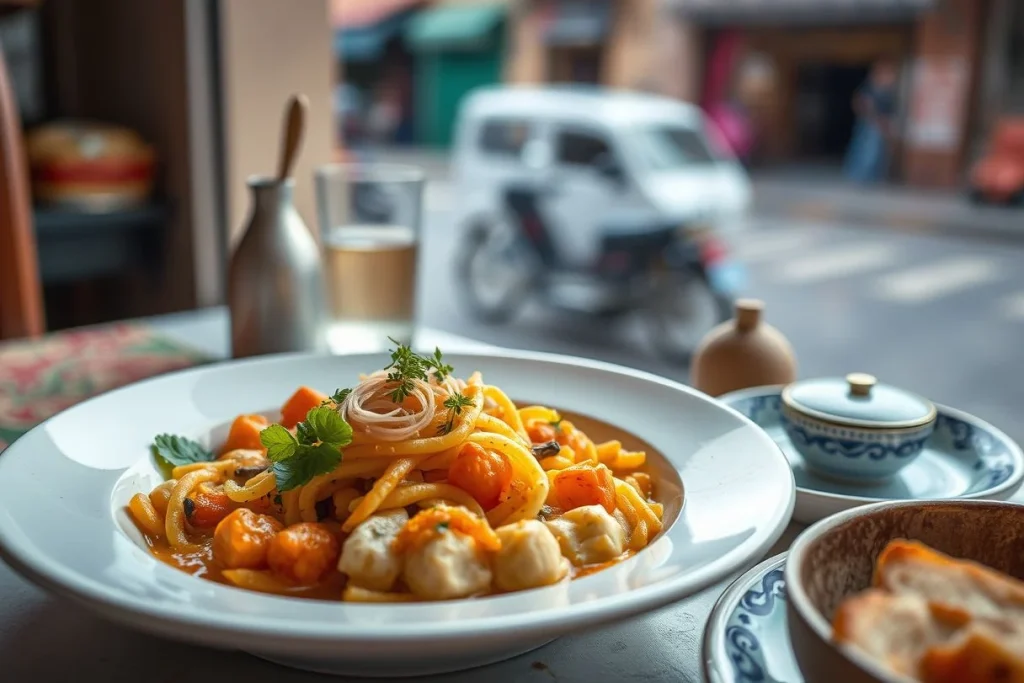 Build meals around markets and street food served in Morocco