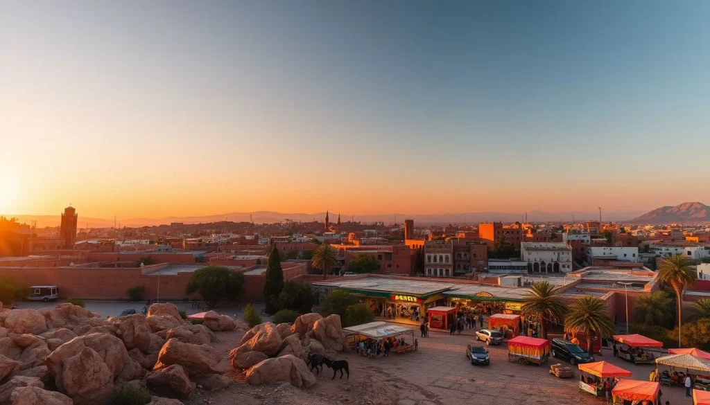 Jemaa el-Fna after sunset — is Marrakech’s defining evening stop