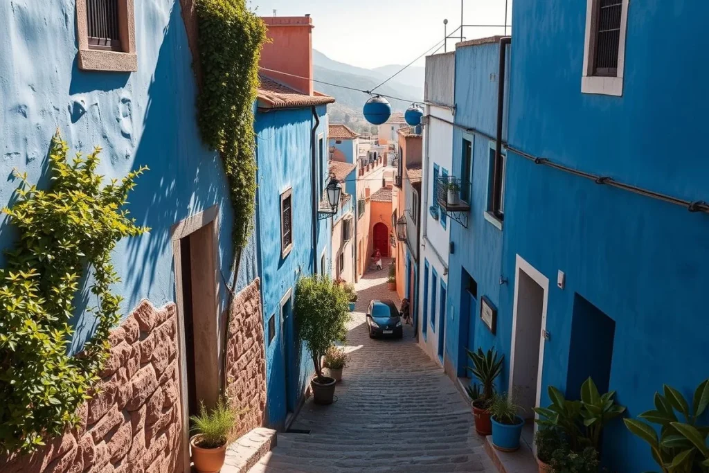 Stay: social medina bases versus easier outer access in Chefchaouen