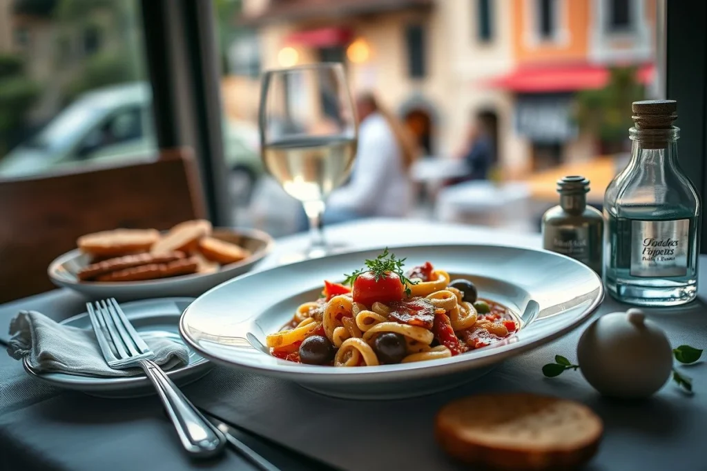 Evening served in Italy
